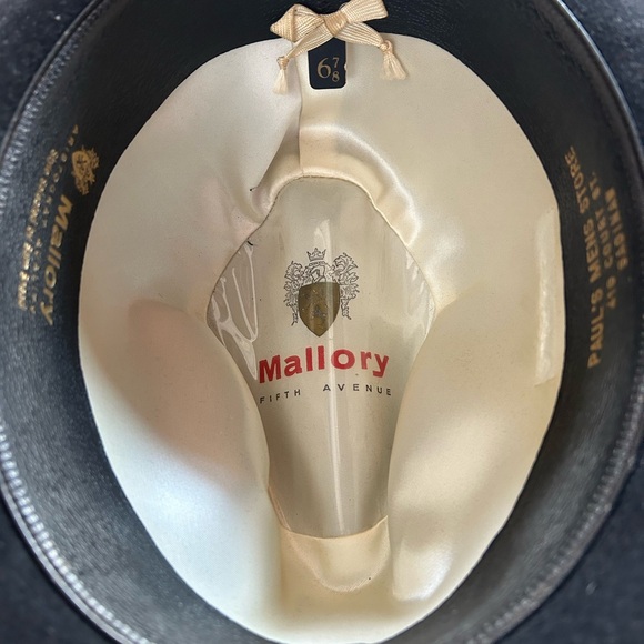 Vintage Mallory Aristocratic Fedora size 6 7/8 - Picture 4 of 6